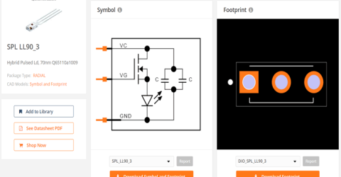 SnapEDA releases new optoelectronic products