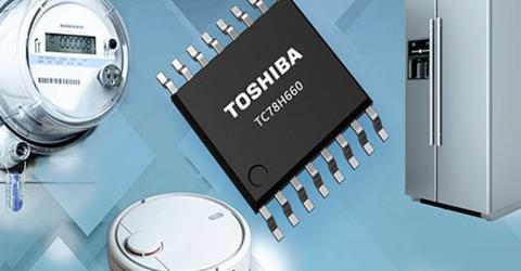 TC78H660FNG Dual H-bridge Motor Driver IC from Toshiba 