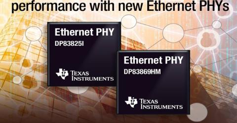 TI’s Launch of new Smallest Ethernet Physical Layer(PHY) Transceivers