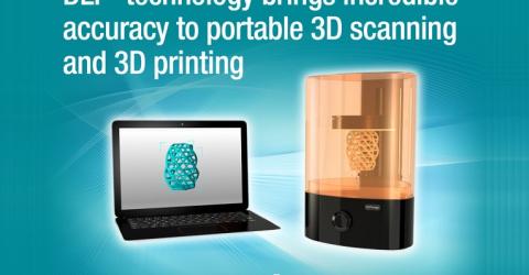 TI’s new DLP® Pico™ Controllers Delivers Light Control Capabilities for Desktop 3D printer and Scanner 