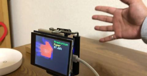 Thermal gesture recognition