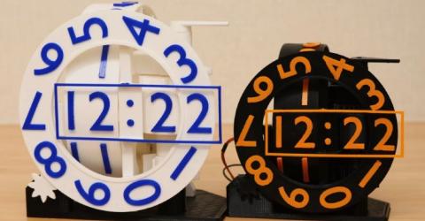 Triaxial Numechron Clock: a unique mechanical clock design
