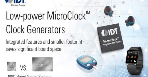 Ultra-Low-Power Miniature Programmable Clock Generator for Wearables and IoT Applications