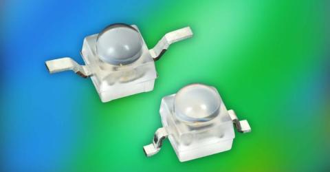 Compact Blue and True Green Ultrabright LEDs with Dome Lenses featuring Latest InGaN/Sapphire Technology