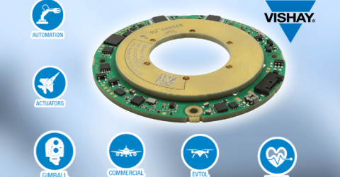 Vishay's RAIK0606 MCB high-precision inductive position sensor designed for industrial and AMS