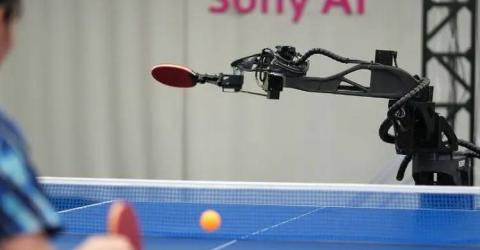 Sony AI’s Project ACE Robot Competing in a Table Tennis Match 