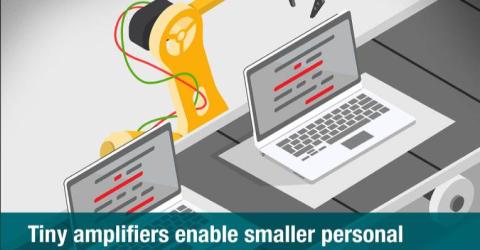 New Tiny amplifiers minimize footprint and maximize performance in space-constrained designs