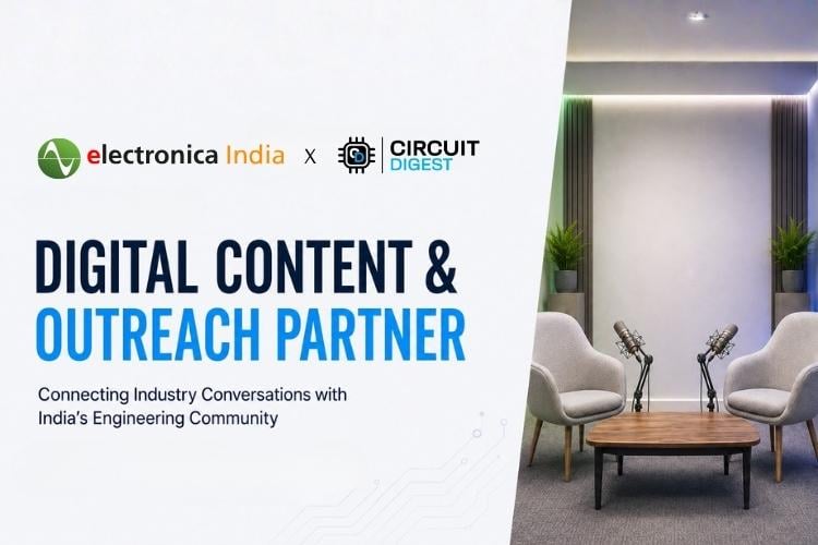 The collaboration will bring conversations from electronica India to CircuitDigest’s wider engineering and technology community.