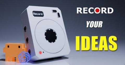 DIY Voice Recorder Uses AI to Turn Spoken Ideas into Summarized Notes 