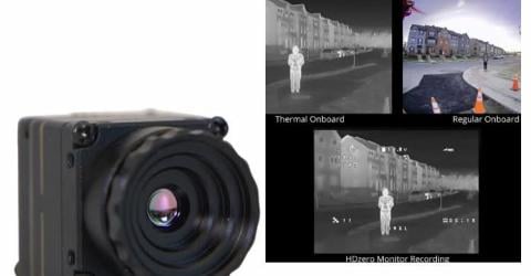 Low-cost Thermal Camera Integrated with the Drone