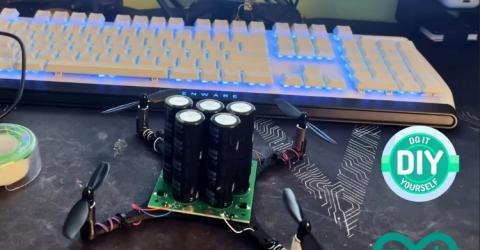 Exploring Supercapacitor-Powered Drones with a Custom Controller