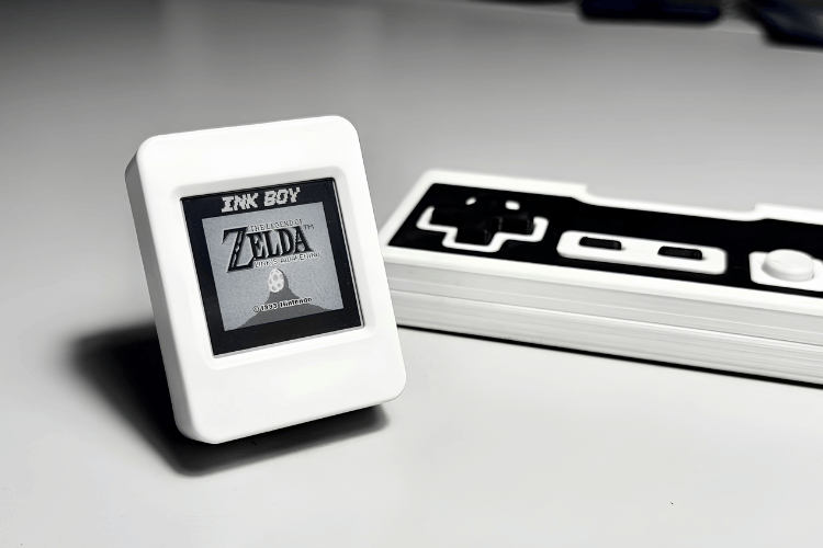 Game Boy Emulator Running On E-Paper Board