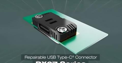 Repairable USB Type-C connector from the JAE DX07 series