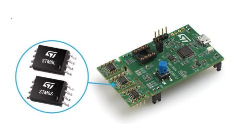 One-Board Discovery Kit Contains Three 8-Pin STM8 Microcontrollers for Best Convenience and Value
