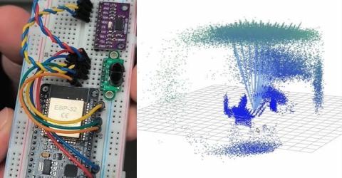 DIY 3D mapping with ToF sensor