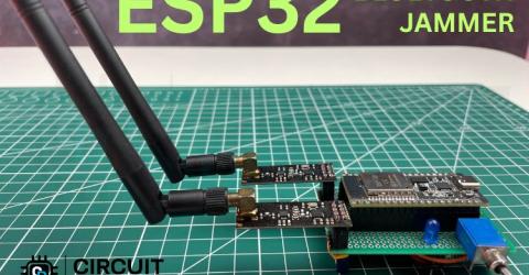DIY Bluetooth Jammer Using ESP32 & NRF24L01