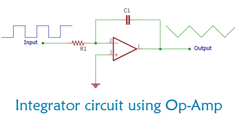 Operational Amplifier Integrator Circuit: Construction, Working and Applications