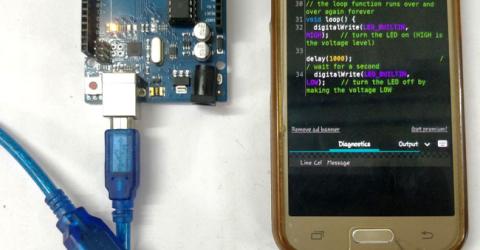 Program your Arduino with an Android device