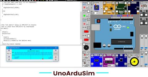 UnoArduSim : A Simulator to Learn Arduino Programming and Debugging Codes without Arduino Hardware