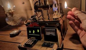 Steampunk Computer Powered By Stirling Engine