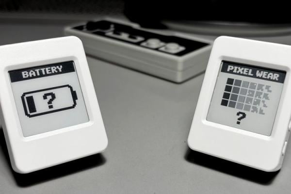 E-Paper Display Running Game Boy Emulator