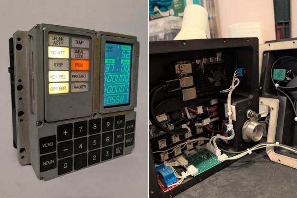 3D-Printed DSKY Replica With Raspberry Pi Inside