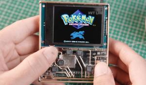 ESP32-S3 Retro Gaming Console With Brass Tube