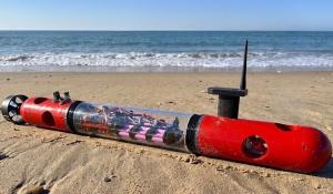 Autonomous Submarine Navigating Underwater Using DVL Sound