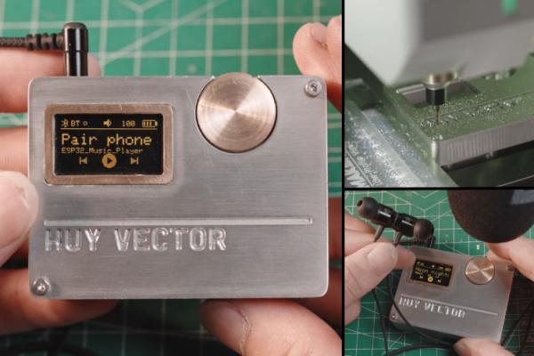 Custom ESP32 Music Player With Brass Knob
