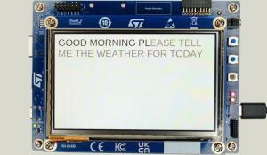 STM32N6 Development Kit Running Offline Speech Recognition