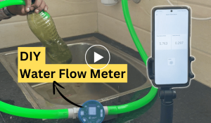 DIY ESP32-Based Smart Water Flow Meter using Arduino and IoT Cloud