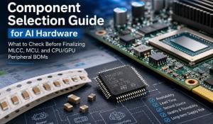 Component Selection Guide for AI Hardware: What to Check Before Finalizing MLCC, MCU, and CPU/GPU Peripheral BOMs