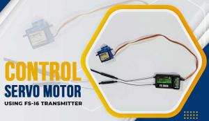 Control Servo Motor using FS-i6 Transmitter