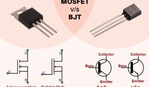 Difference Between MOSFET and BJT