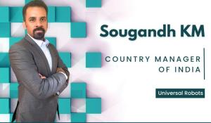 Sougandh KM, Country Manager of India, Universal Robots