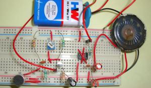 Simple Audio Amplifier Circuit using IC 555