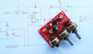 Audio Equalizer or Tone Control Circuit with Bass, Treble and MID frequency Control using Op-Amp