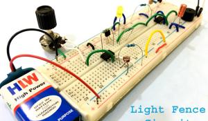 Automatic Light Fence Circuit with Alarm