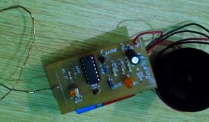 Broken Wire Detector Circuit using IC CD4069