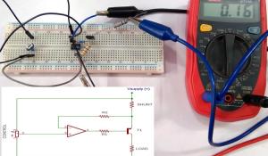 Constant Current Sink Circuit using Op-Amp