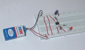 Simple LDR Circuit for Dark Detecting