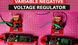 Simple Variable Negative Voltage Regulator Circuit