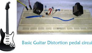 Guitar Distortion Pedal Circuit