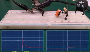 Inrush Current Limiting using NTC Thermistor 