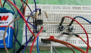 1 Bit Memory Cell using 555 Timer IC