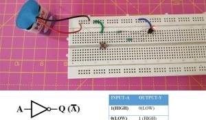 NOT Gate using Transistors