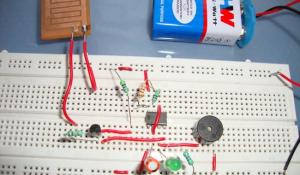 Rain Alarm with basic Components