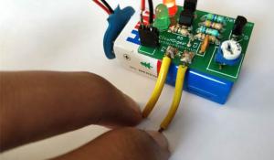Simple Lie Detector Circuit using Transistors
