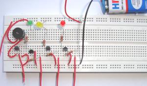 Simple Water Level Indicator Alarm Project