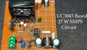 12V/27W SMPS Circuit with UC3843 